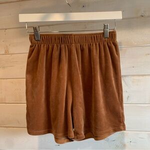 Blue Blush | Rusty Orange Coloured Soft Lounge Shorts